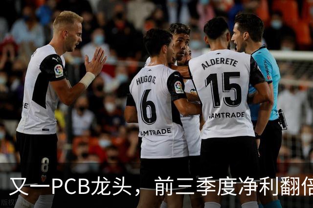 又一PCB龙头，前三季度净利翻倍